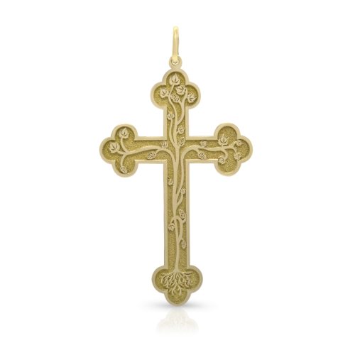 Brățară de aur cu simbolul Calea Inimii spre Crucea de Lumină, model BR02N